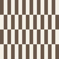Retro Brown Cream Checks tapetas