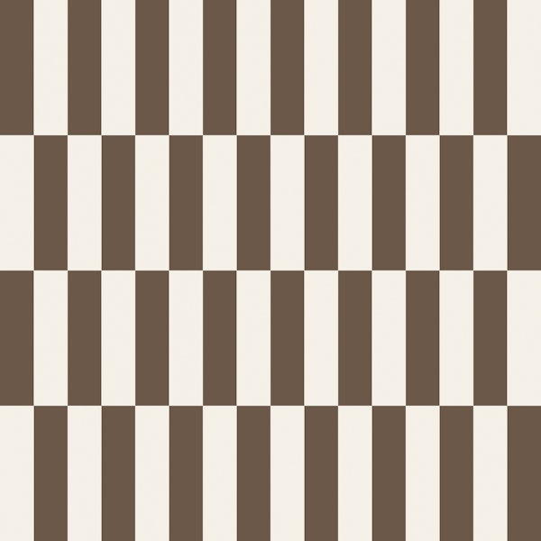 Retro Brown Cream Checks