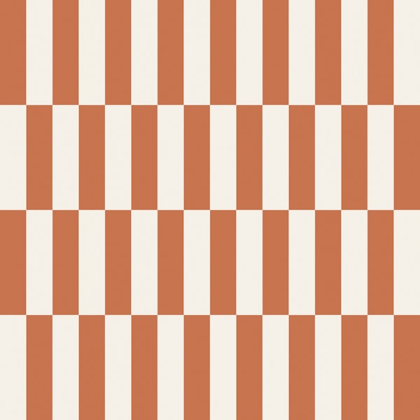 Minimal Terracotta Check Pattern