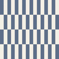 Navy Blue Cream Checker Columns tapetas