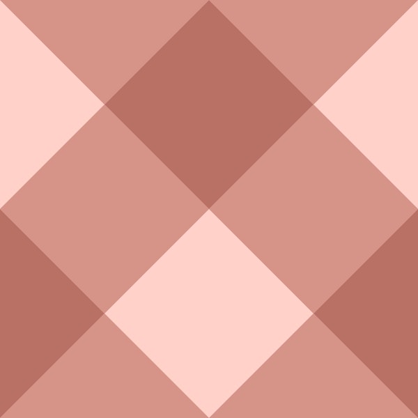 Terracotta diagonal gingham