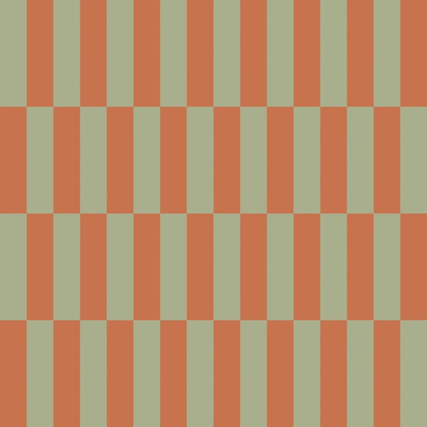 Soft Olive Terracotta Checks