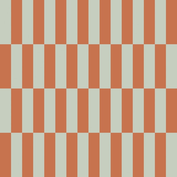 Midcentury Terracotta Grid