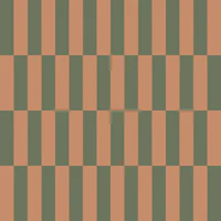 Mid Century Olive Clay Check tapet