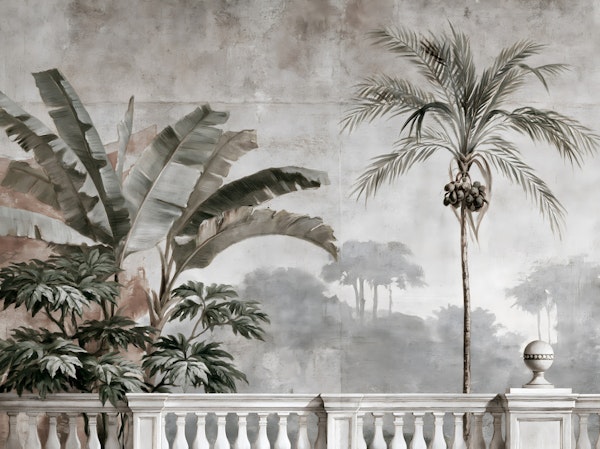 Misty Tropical Terrace
