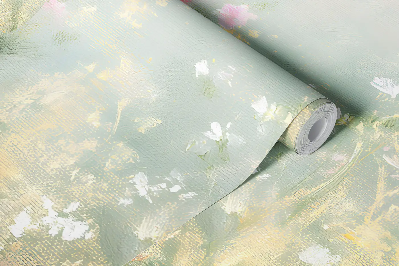 Blush Pink Wildflower Meadow 01 wallpaper roll