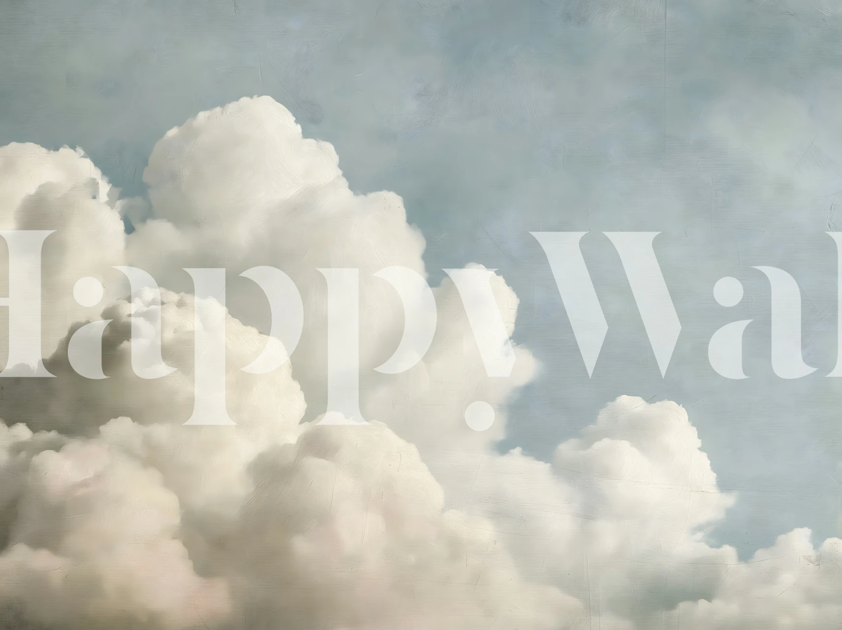 Dreamy Cloudscape Blue wallpaper