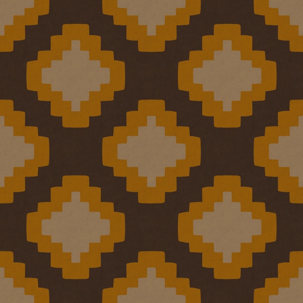 Earth Tone Kilim Geometry