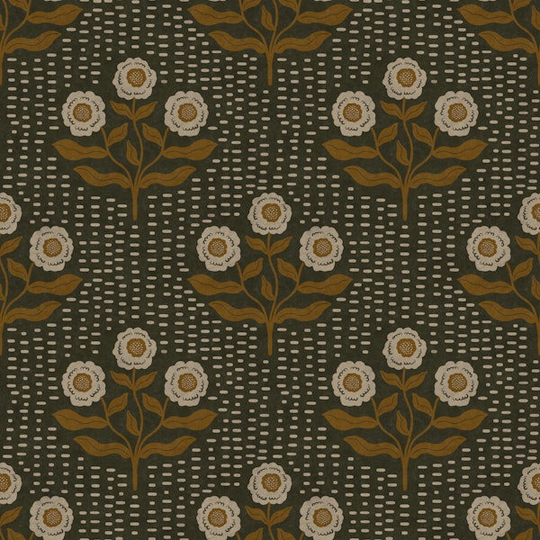 Vintage Daisy Sprigs Olive