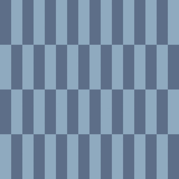 Scandi Blue Block Check