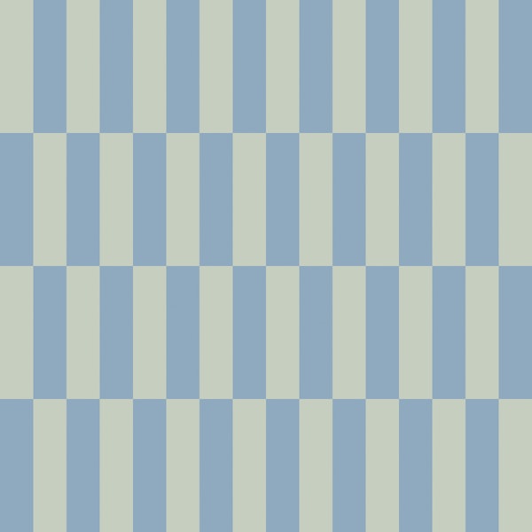 Scandi Blue Sage Checker
