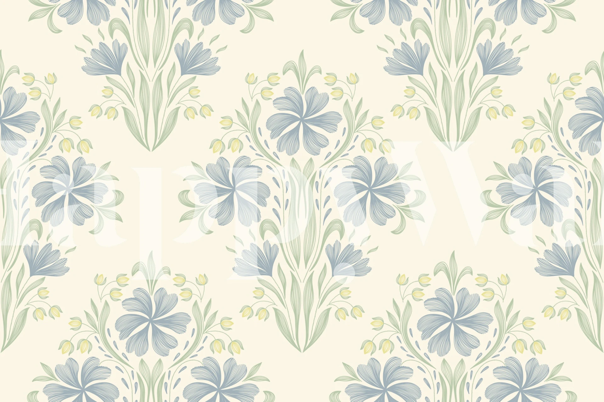 Stylish Floral Pattern Harmony wallpaper
