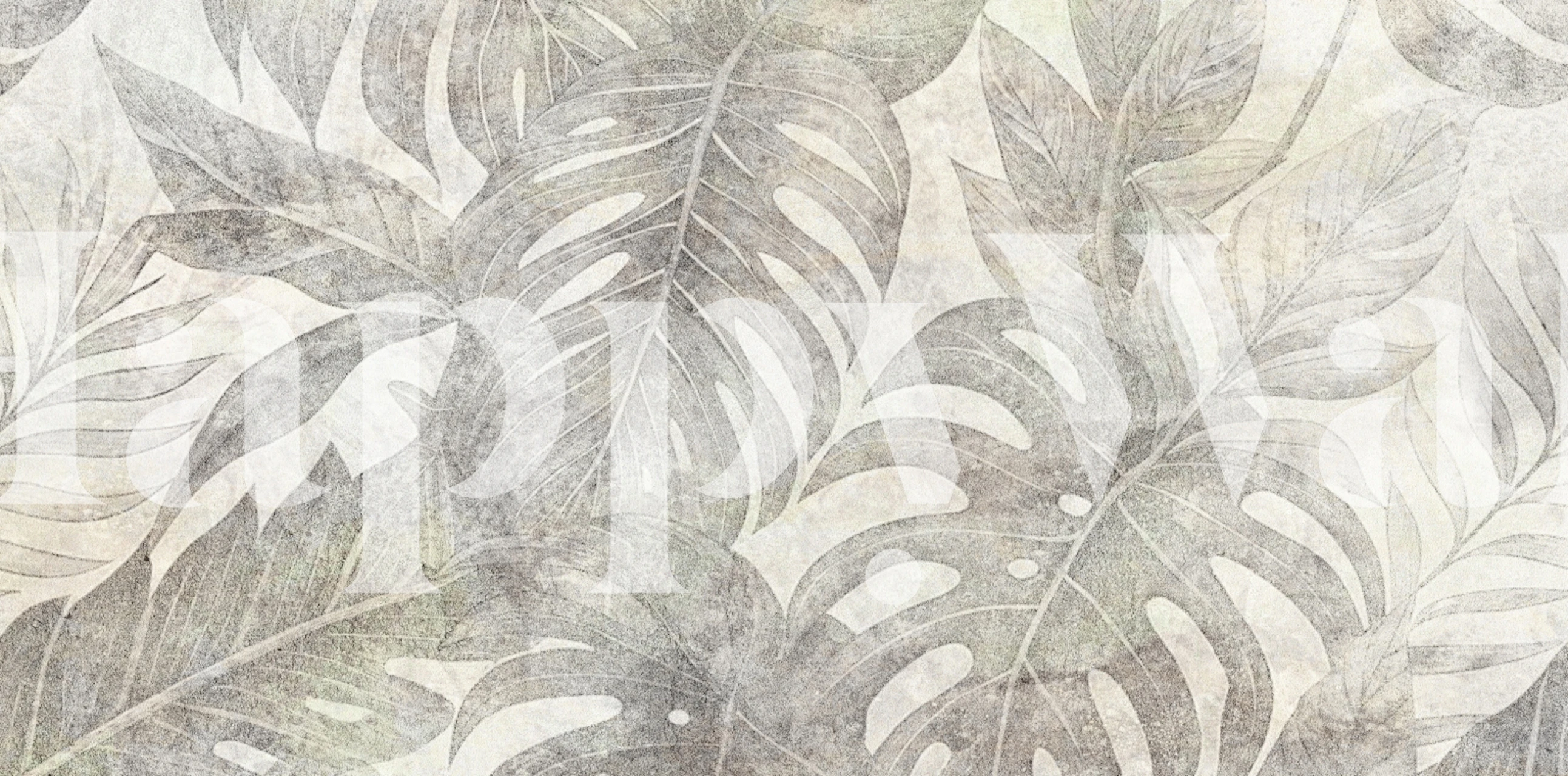 Artful Grunge Leaf Textures tapete