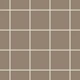 Minimal Squares Tile - Taupe and Cream