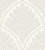 botanical arches - light grey wallpaper