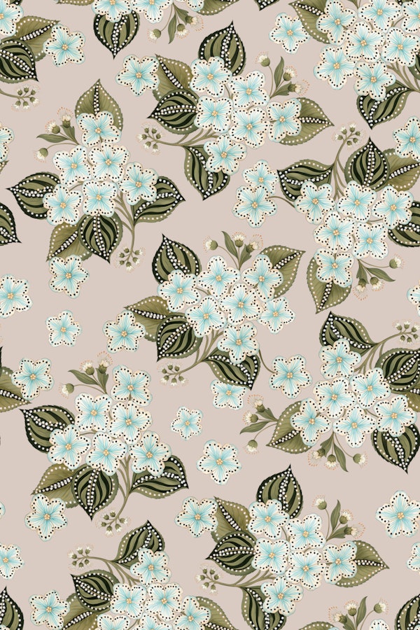 Whimsical Hydrangea Pearl Rose