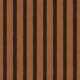Terracotta striped wall for bedroom