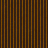 Mustard yellow vertical stripes on brown wallpaper