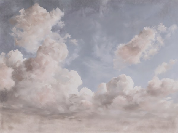 Powder blue soft cloudscape