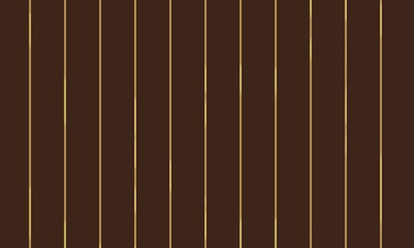 Chocolate brown thin gold lines