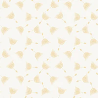 Soft Yellow Off White Dandelion Seed Sprigs tapet