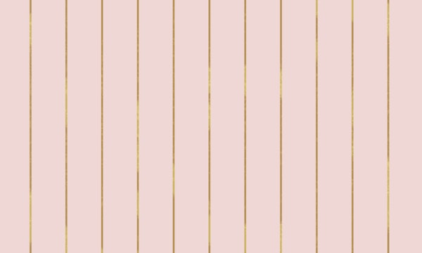 Blush Pink Gold Vertical Stripes