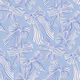 Preppy Powder Blue and White Striped Bows