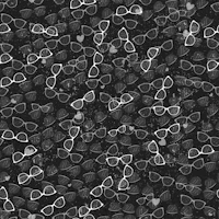 Optical black scale large tapete