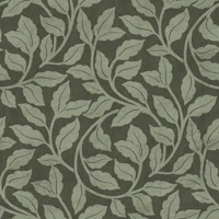 Sage Green Curving Leaf Branches tapete