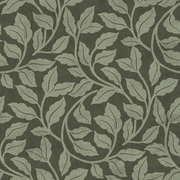 Sage Green Curving Leaf Branches