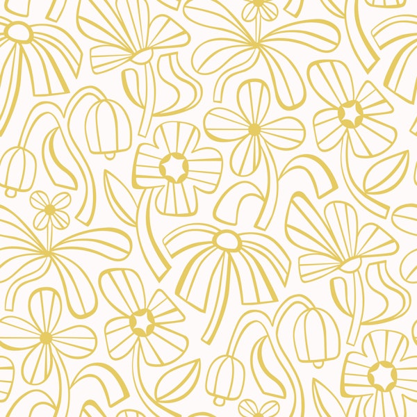 Funky Floral - yellow