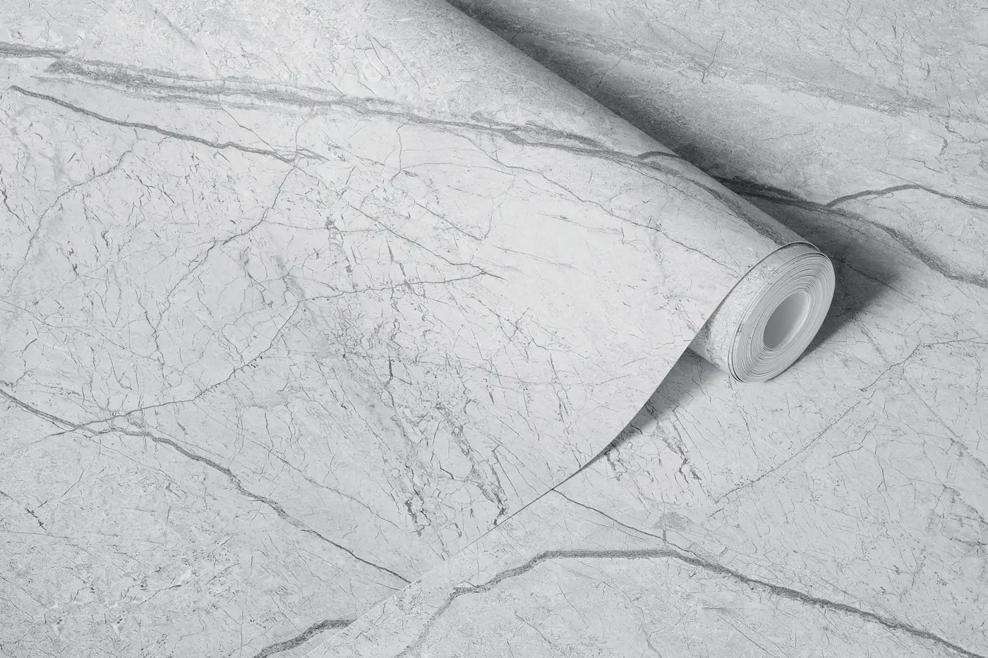 Light Grey Veined Marble wallpaper roll