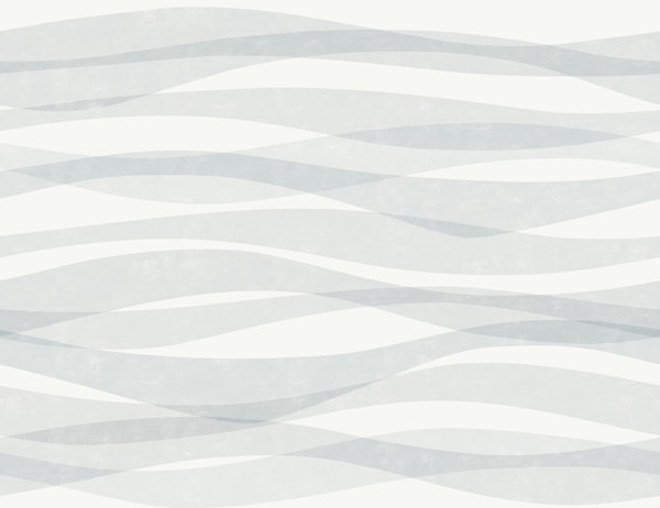 layered waves - grey