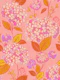 Vintage Hydrangea Blooms Coral Pink