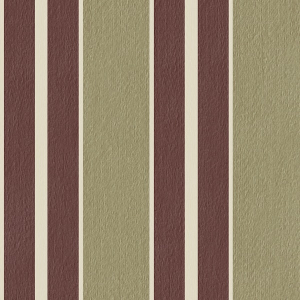 Sintra Wool Stripe in Firebrick