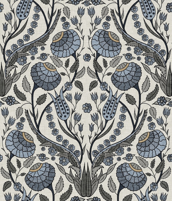 Turkish Damask - Iznik Isnpired