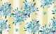 Hydrangae flowers on pale yellow stripes