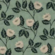 Sage green floral vine branches