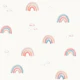 Boho Rainbows Nursery Sky Large in Off White