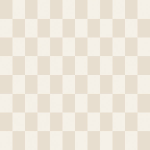 Soft Ivory Checker Grid