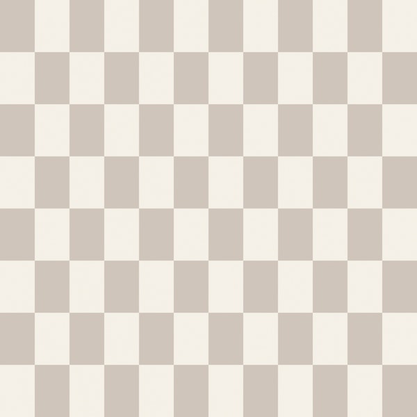 Soft Taupe Checkered Grid