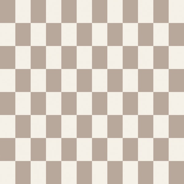 Ivory Taupe Large Checker Rectangles