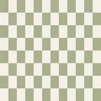 Ivory And Sage Green Checks tapeta