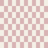 Ivory and Blush Large Checks tapeta