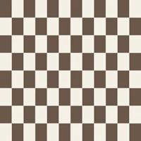 Ivory Chocolate Checkered Tile Grid tapeta