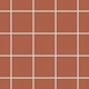 Minimal Squares Tile - Terracotta and Cream