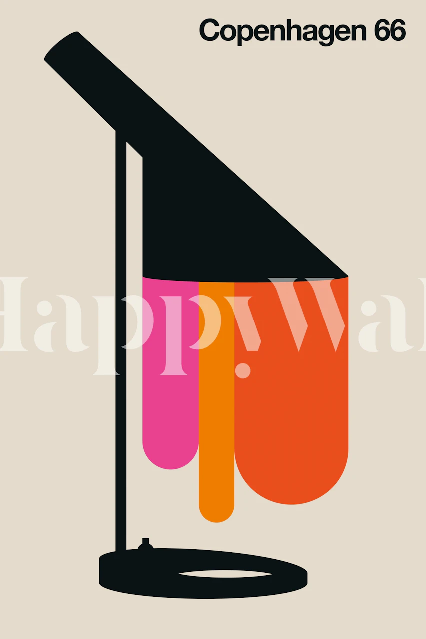 Copenhagen 66 wallpaper design in a room