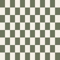Ivory Olive Checkered Grid tapeet