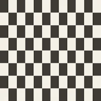 Charcoal Ivory Large Checkered Tiles tapeet