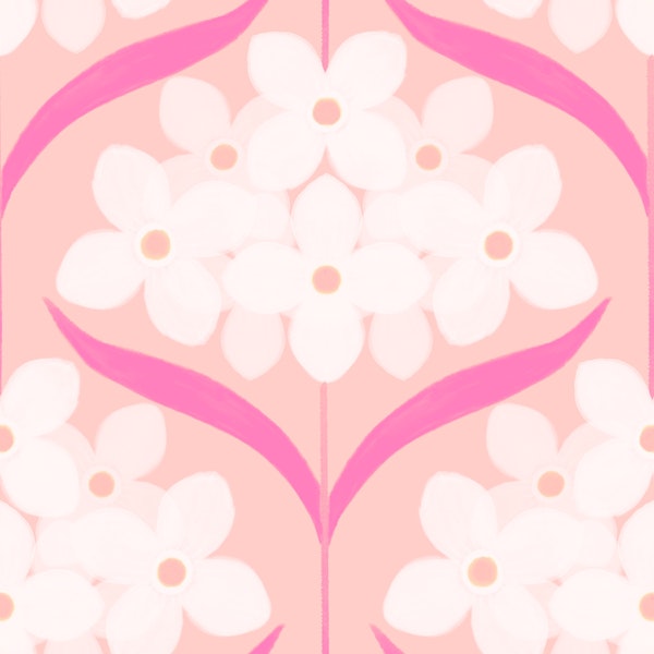sweet hydrangea repeat peach and pink